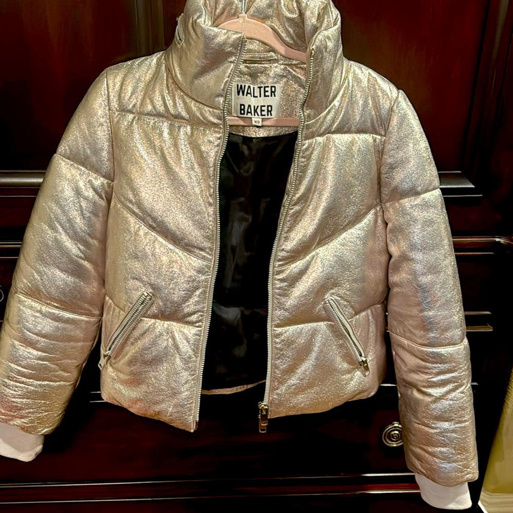 Walter Baker jacket.   Lamb leather.  Brand new.  Never worn.